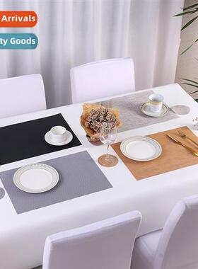 Square teslin table mat restaurant placemat waterpro oilpro