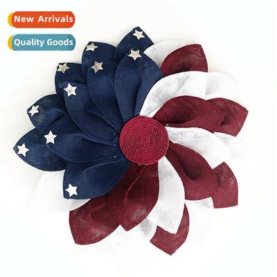 New Independence Day Wreath 48cm Patriot  Whe  Blue Star Ame
