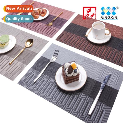 an style placemats PVC insulated placemats table mats bamboo
