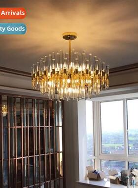 Post-modern light luxury crystal chelier Hg Kg-style living