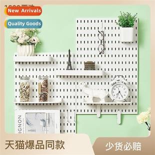 Kchen hole plate storage shelves wall hooks no-hole kchen sh