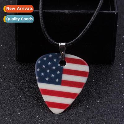 Creative guar plectrum celluloid material accessories flag