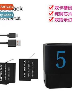 适用gopro hero 5Black Battery Dual Charger Kit GOPRO 5 Camer
