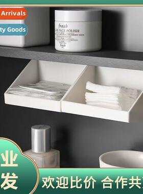 Transparent wall-mounted mirror cabinet organizer bathroom d