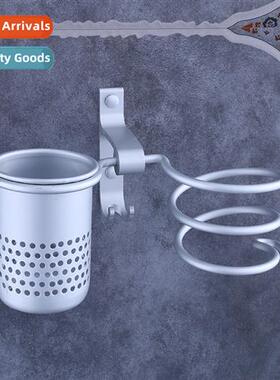 Space Aluminum Hairdryer Rack Bathroom Bathroom Wall Mounted