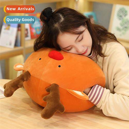 Christmas plush toy doll elk can be inserted into  pillow st