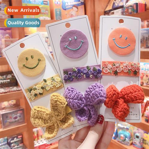 Korean childrens  card cute girls  clip bb clip baby broken