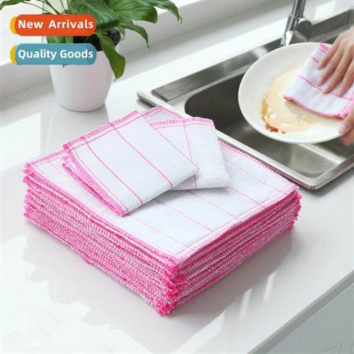 Household dishcloth kchen rags n-stick dishcloth thickened 5