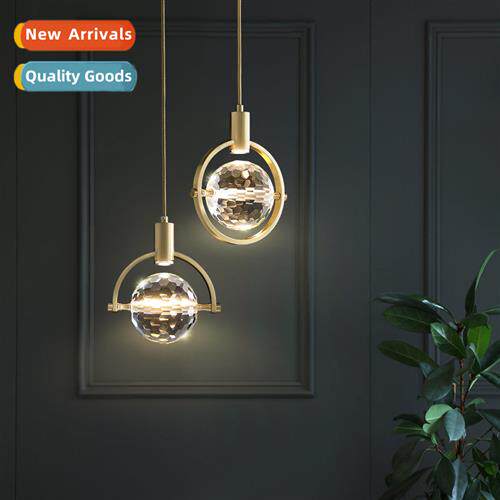 Crystal chelier modern light astringent bedroom bedside smal