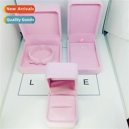 New velvet high-grade round corner jewelry packaging ring bo