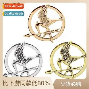 Mockingjay persalized logo logo wh students alloy brooch cor