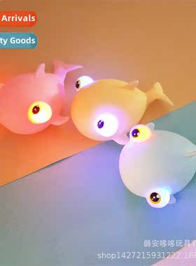 St rubber TPR goldfish pinch pinch music venting toys squeez