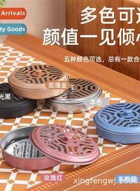 Stainless steel mosquo coil box tray rack firepro anti-scald