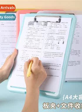 Plastic Plate Clip File Box Copy Wring Board Organizer A4 Da