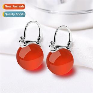 earrings tide Dgqing style female buckle ear new 2022
