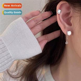 cat back sweet new tem simple fortune earrings 2021 hanging