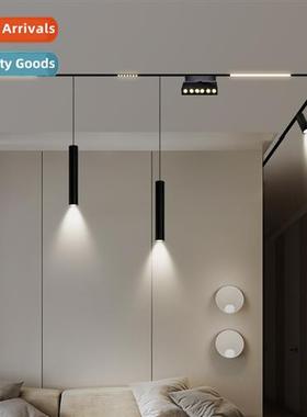 Magnetic track light whout bezel recessed ccealed living roo