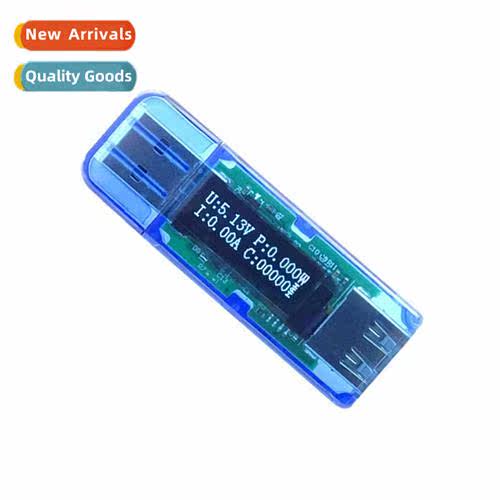 OLED USB Tester 4-dig Voltage  Current Meter Power Capacy Mo