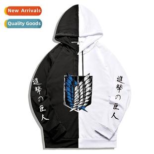 Tan Wings Printed dom Patchwo Sweatshirt Attack