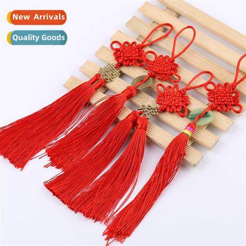 Chinese knot tassel tassel fringe blessed small 6 plates Chi