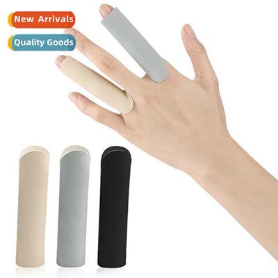 Cuttable Seamless Stchy Finger Sleeves PU Open Finger Guard
