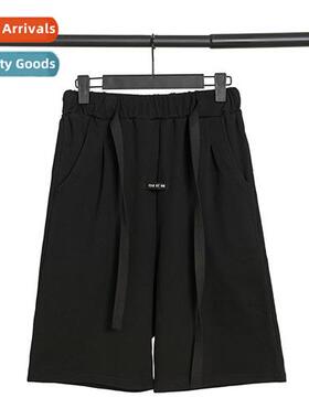 6TH line Flutter Shorts Seas 6 FOG Casual Five Pants Wide St