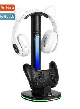 S PRO Grip Holder wh Illuminated RBG Headset Stand Removable