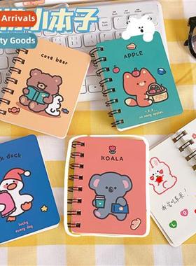 Small coil notebook cute super cute mini portable carry pock