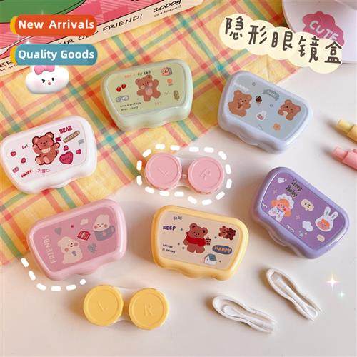 Ins wind ctact lens case female sweet retro niche students p