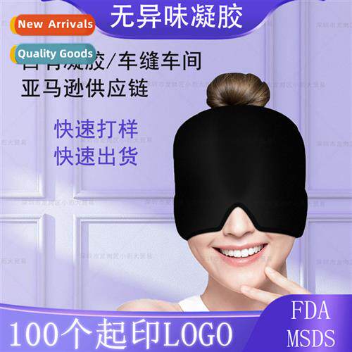 Sale Stchable Ice Pack Eye Mask Ice Gel Cap  & Cold Headgear