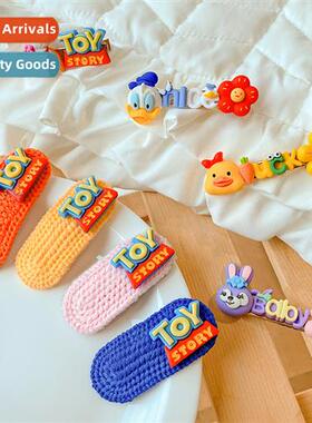 Cute flowers rabb bow  clips female autumn and winter plush