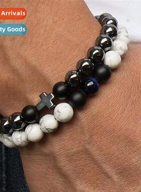 New fashi multi- mens bracelet temperament beaded men wh zir