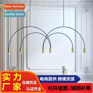 Designer new simple geometric lines ir chelier Scinavian per