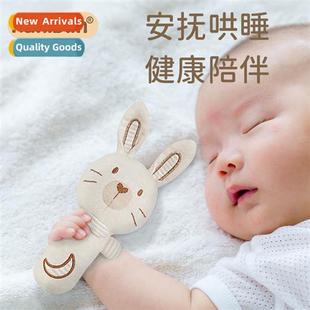 Organic cott baby h rattles toys Dingbao h grip training 01