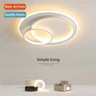 simple modern round Scinavian lamp light study decor bedroom