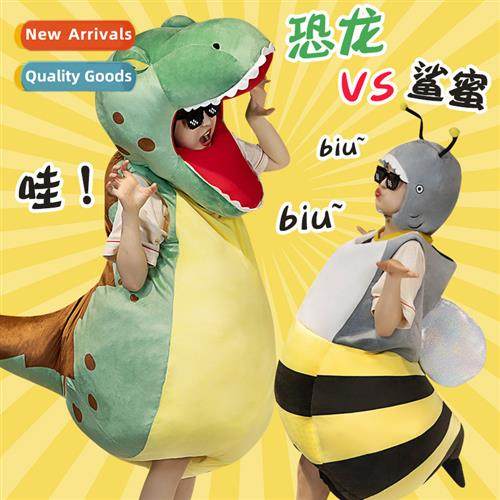 Creative carto shark bee dinosaur doll costume doll clos cus