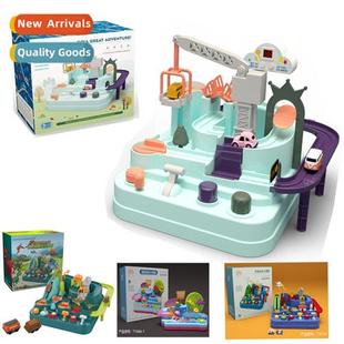 train set track Dinosaur parking toys car lot educatial