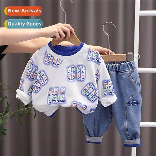 Boys Spring  Autumn Set 2022 new fashiable male baby fall lg