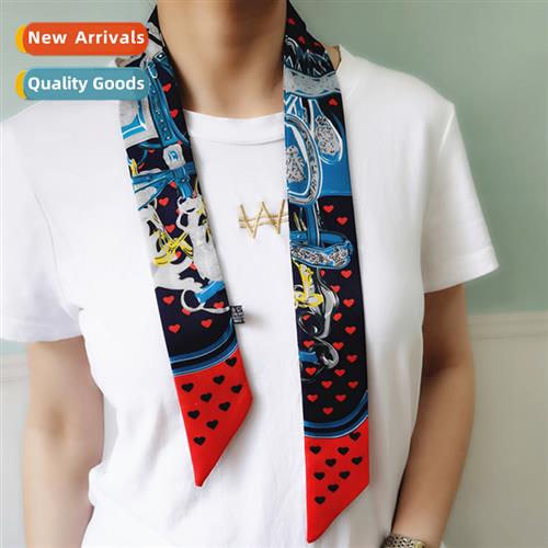 ProductsLg silk scarf  band~Summer wh clos simulati silk dou