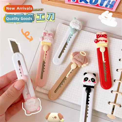 Mini cartoon small art knife convenient diy handmade paper c