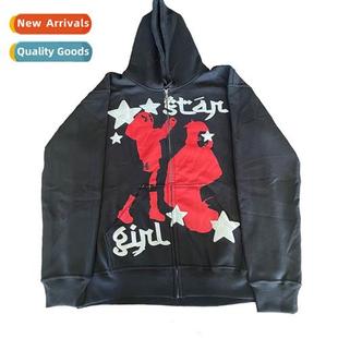 dark Y2K sweatshirt men  women hoodie gothic couple Harajuku