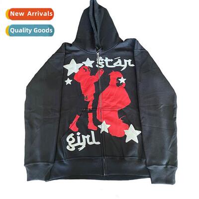 dark Y2K sweatshirt men  women hoodie gothic couple Harajuku