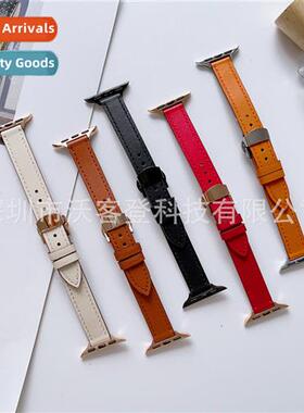 适用Apple WatchApplewatch876se54321 strap butterfly buckle s