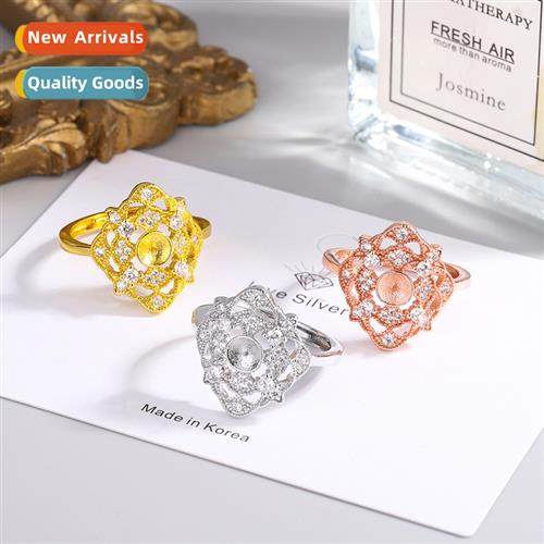 Jewelry wh Zircia Womens Ring Empty Bracket Rings Accessorie