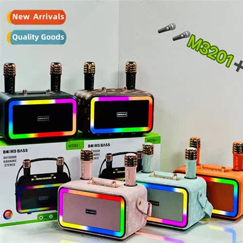 M3201+ Retro Lear Bluetooth Speaker Subwoer Portable Portabl