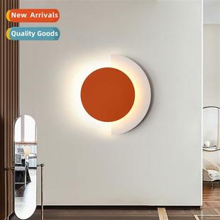 Modern simple bedroom bedside wall lamps Scinavian colorful