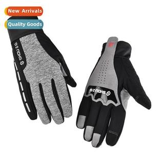 padded fall winter Waterpro full warm riding finger gloves