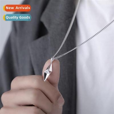 Cross asterisk necklace men nd ins style hip hop three-dimen