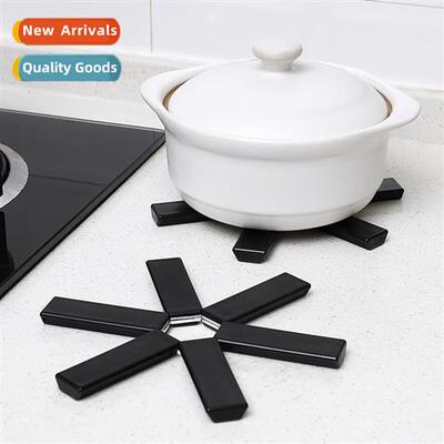 Household anti-scald folding pots  pans mat heat insulating