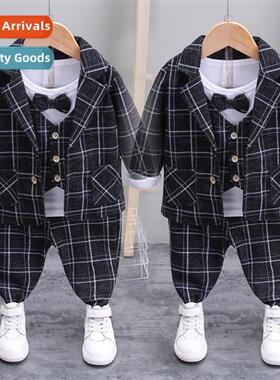 Boys spring  fall  su three- childrens dress boy baby jacket